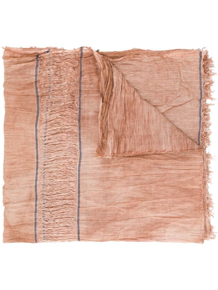 Uma Wang Fringed Scarf - Pink