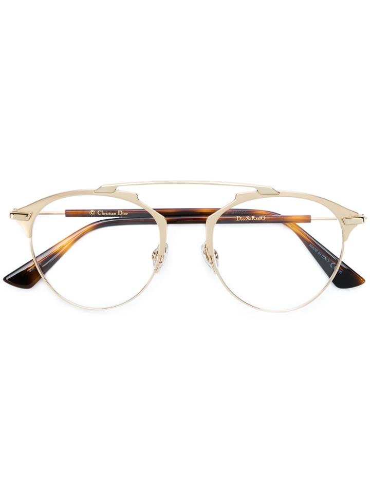 Dior Eyewear Round Shaped Frames - Metallic