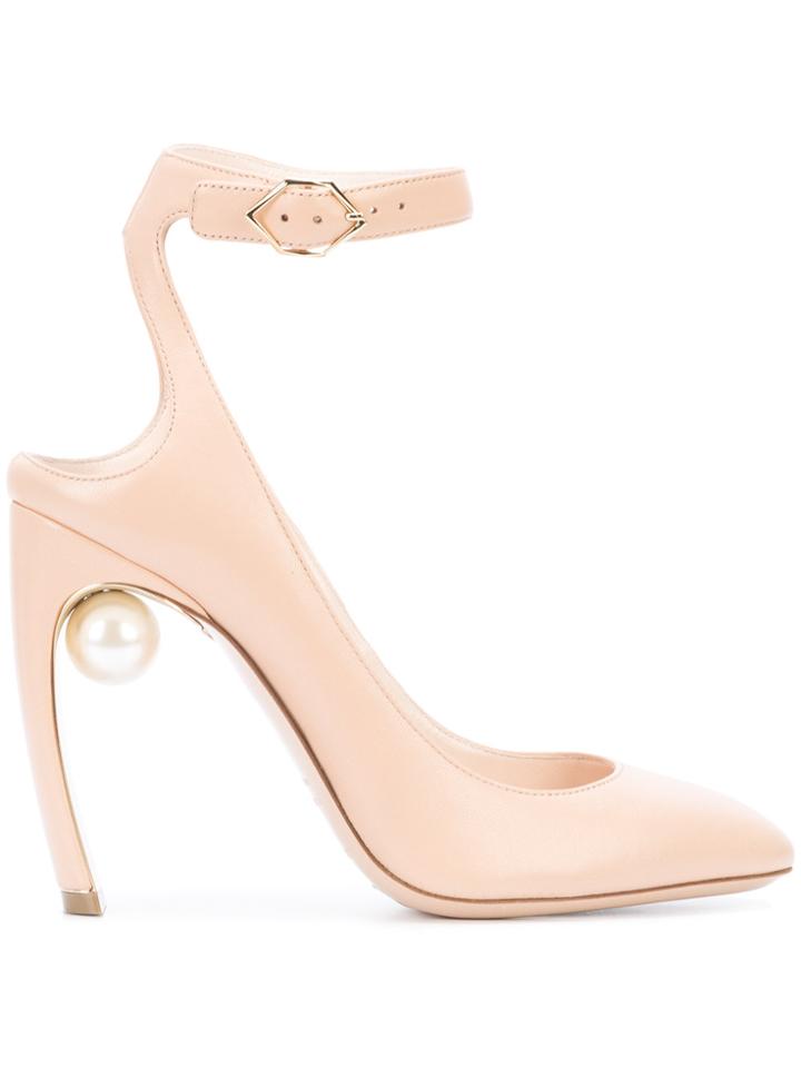Nicholas Kirkwood Lola Pearl Pumps - Nude & Neutrals
