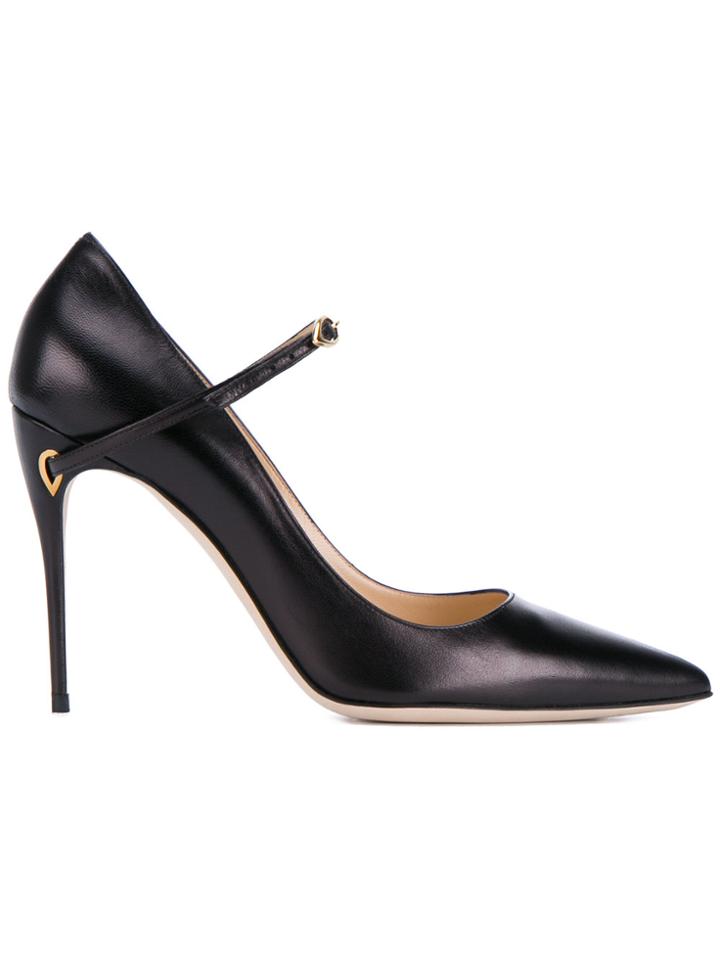 Jennifer Chamandi Black Lorenzo 105 Heels