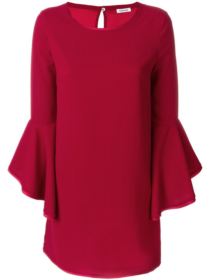 P.a.r.o.s.h. Flared Sleeve Mini Dress