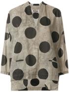 Uma Wang Polka Dot Blouse - Grey