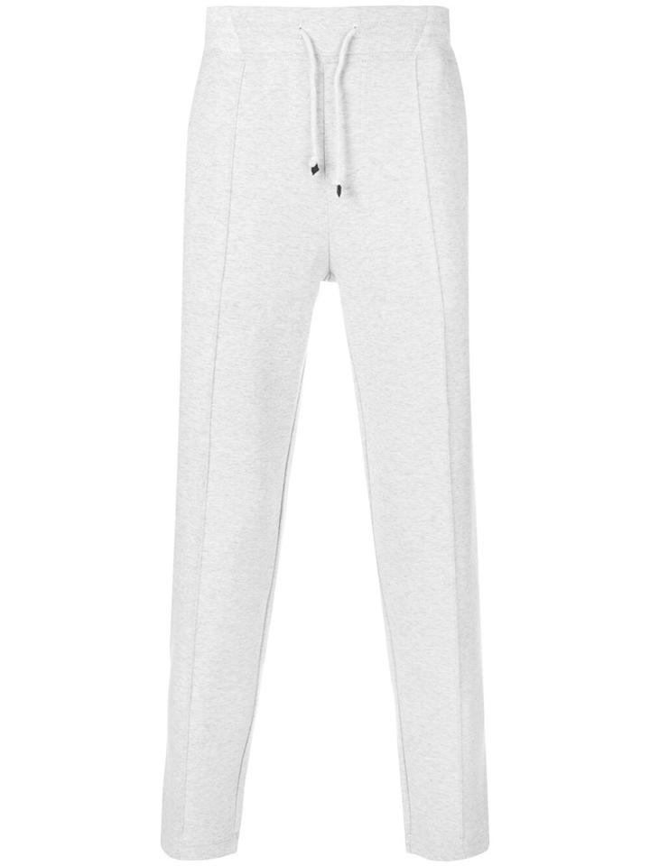 Brunello Cucinelli Drawstring-waist Track Pants - Grey