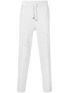 Brunello Cucinelli Drawstring-waist Track Pants - Grey