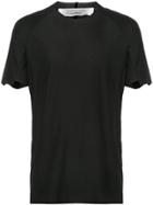 Individual Sentiments Raw Hem Crew Neck T-shirt - Black