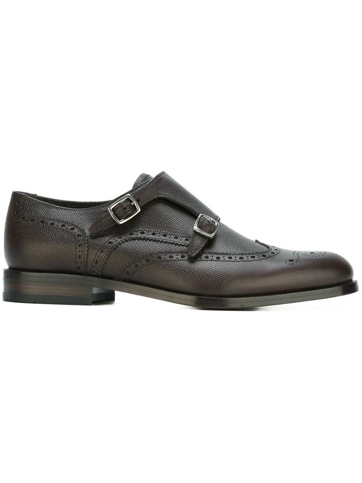 Salvatore Ferragamo 'giovanni Fondente' Monk Shoes