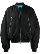 Marcelo Burlon County Of Milan Short Bomber Jacket - Black