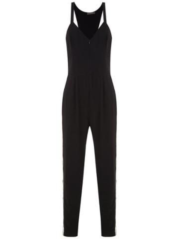 A.brand Macacao Bordado Listra Marx - Preto - Black