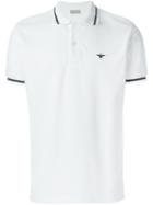 Dior Homme Contrast Trim Polo Shirt, Men's, Size: Small, White, Cotton