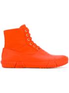 Both Covered Hi-top Sneakers - Yellow & Orange