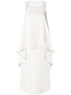 Victoria Beckham Layered Effect Dress - Nude & Neutrals