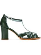 Sarah Chofakian Strappy Sandals - Green
