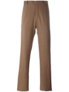 Valentino Straight-leg Trousers, Men's, Size: 48, Brown, Virgin Wool