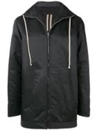 Rick Owens Drkshdw Hooded Zipped Jacket - Black