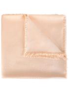 Fendi - Jacquard Logo Scarf - Women - Silk/wool - One Size, Nude/neutrals, Silk/wool