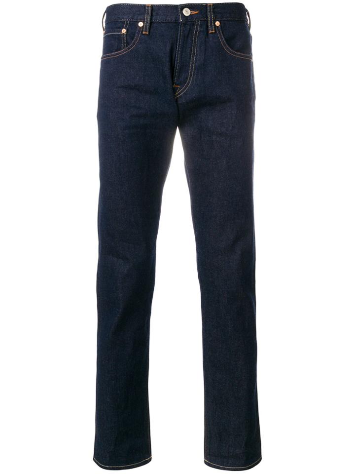 Ps By Paul Smith Rigid Western Twill Jean S - Blue