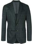 Hackett Plaid Blazer, Men's, Size: 44, Green, Cotton/cupro/wool