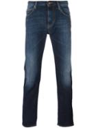 Armani Jeans Stonewash Slim Fit Jeans, Men's, Size: 31, Blue, Cotton/spandex/elastane