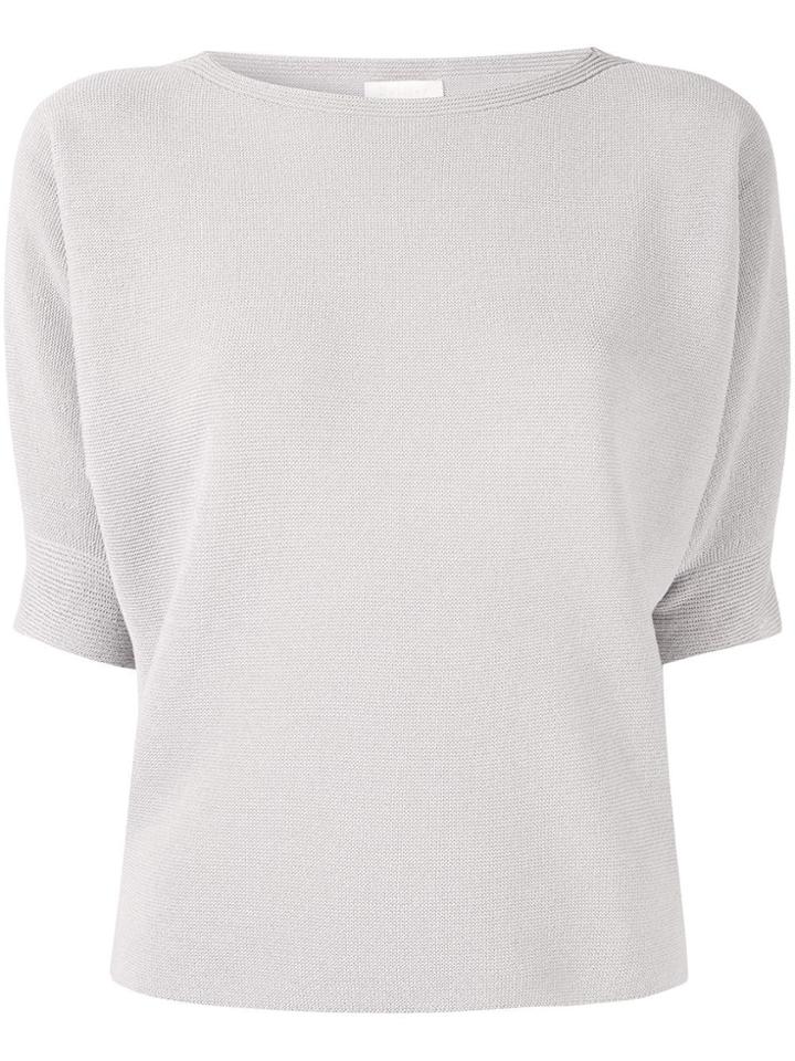 Ballsey Fine Knit Top - Grey