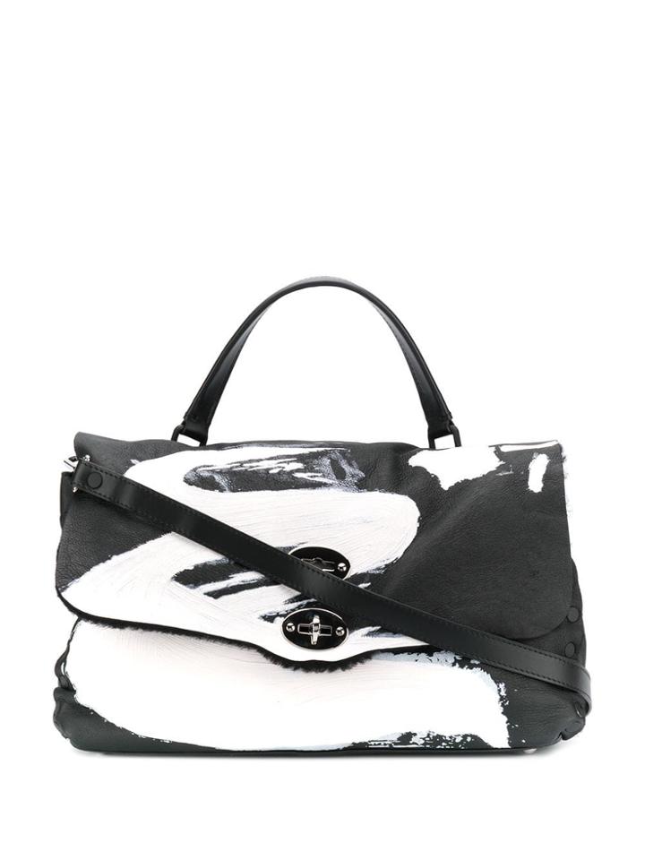 Zanellato Foldover Top Tote - Black