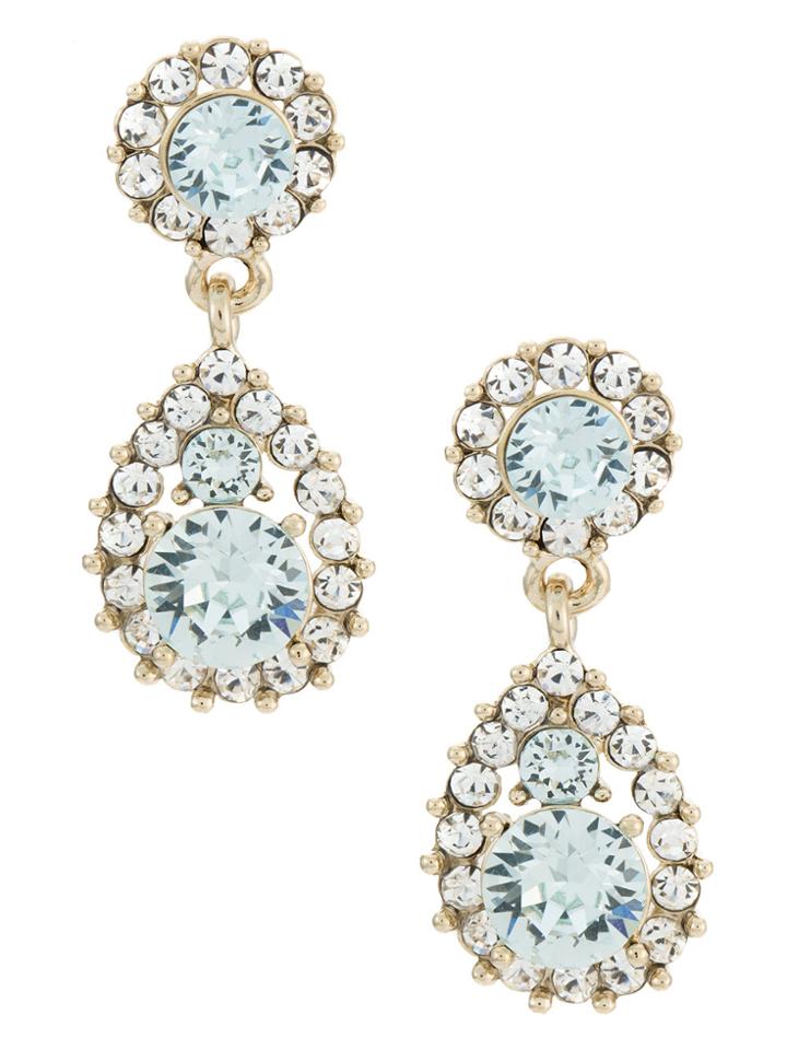 Serpui Swarovski Crystal Earrings - Metallic