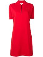 Kenzo Zip Polo Dress - Red