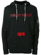 Philipp Plein Pp1978 Logo Hoodie - Black