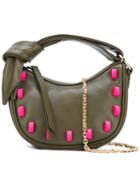Embellished Bag - Women - Cotton/leather/rubber - One Size, Green, Cotton/leather/rubber, Borbonese