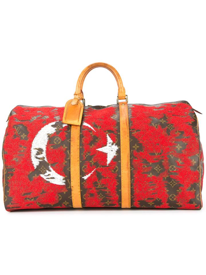 Jay Ahr Turkey Flag Vintage Louis Vuitton Keepall - Red
