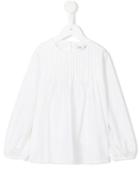 Knot Tucking Detail Blouse, Girl's, Size: 6 Yrs, White