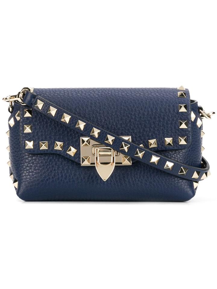 Valentino Mini Rockstud Crossbody Bag - Blue