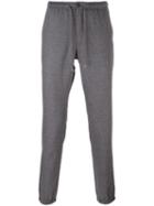 Michael Kors Drawstring Tapered Trousers, Men's, Size: 30, Grey, Wool/polyamide/polyester/spandex/elastane