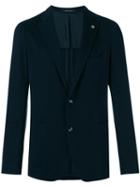 Tagliatore Textured Blazer, Men's, Size: 54, Blue, Cotton