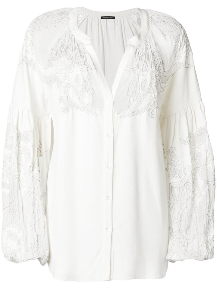 Wandering Embroidered Blouse - Nude & Neutrals