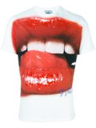 Vivienne Westwood Man Mouth Print T-shirt, Men's, Size: Medium, White, Cotton
