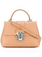 Dolce & Gabbana - Lucia Tote - Women - Leather - One Size, Nude/neutrals, Leather