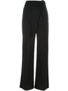 Stella Mccartney High Waist Trousers, Women's, Size: 42, Black, Linen/flax/spandex/elastane/viscose