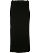 Issey Miyake - Pleated Midi Skirt - Women - Polyester - 2, Black, Polyester