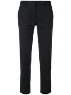 Emporio Armani Cropped Straight-leg Jeans - Black