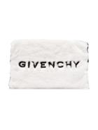 Givenchy Large Faux Fur Clutch - Black