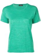 Roberto Collina Round Neck Knitted Top - Green