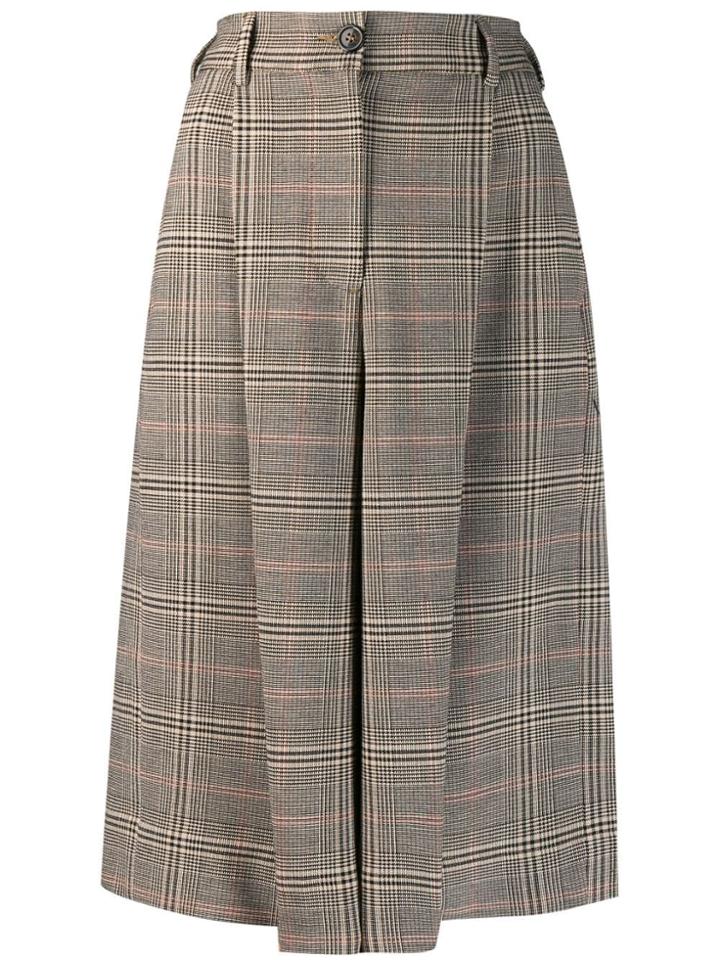 Essentiel Antwerp High-waisted Cropped Trousers - Neutrals