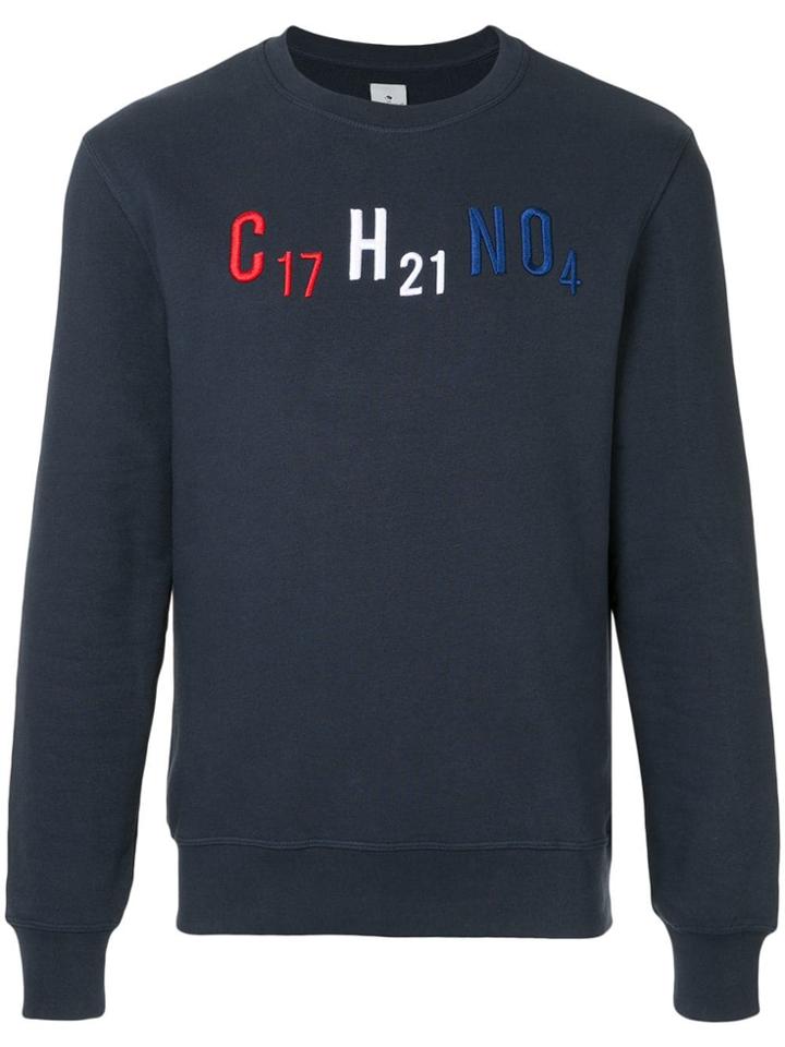 The Goodpeople Embroidered Formula Sweatshirt - Blue