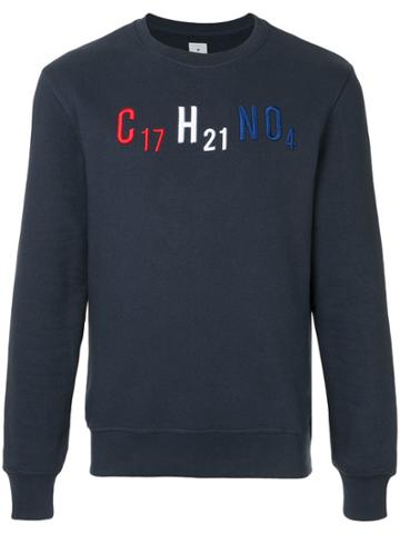 The Goodpeople Embroidered Formula Sweatshirt - Blue