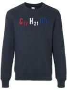 The Goodpeople Embroidered Formula Sweatshirt - Blue