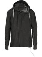 Taichi Murakami Diagonal-cut Hooded Jacket - Black