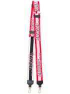 Msgm Colour Block Logo Bag Strap - Pink