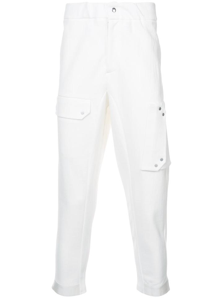 Oamc Pocket Detailed Slim Fit Trousers - White