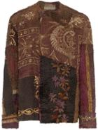 By Walid Etienne Embroidered Silk Jacket - Brown