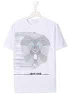 Roberto Cavalli Junior Lion Print T-shirt - White